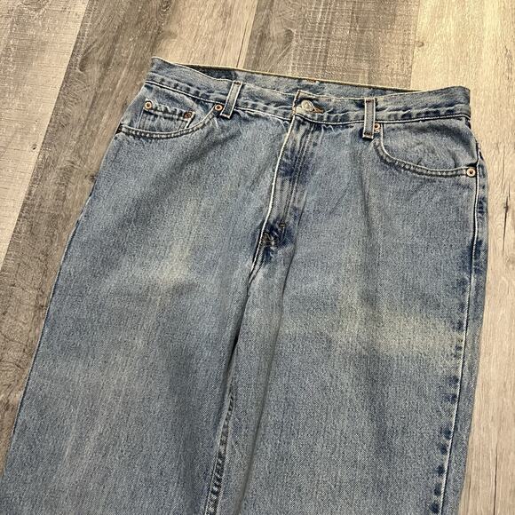 VTG Levis 512 Womens Faded Jeans 90s Slim Fit Straight Leg Denim Size 32x32 - Picture 3 of 6